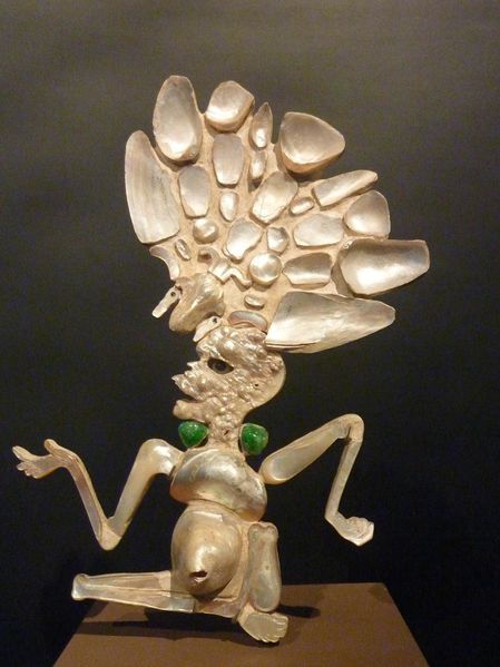 mosaïque de coquillage, dieu A ou dieu de la Mort , oeil e