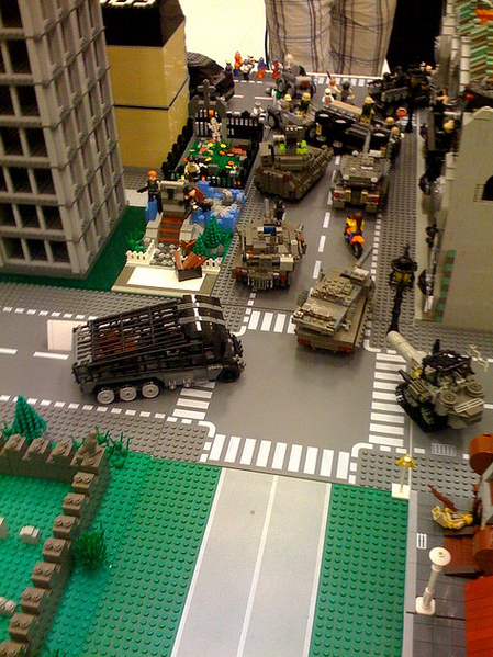 Les playmobil et Lego militaires - Dioramas et photoramas au 1/87