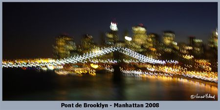 NYC Skyline vue de Brooklin