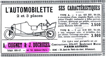 Automobilette pub 1912540