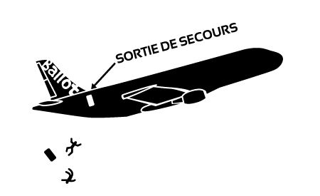 SORTIE DE SECOURS. et voici le nouveau motif de la boutique, inspiré d'un 