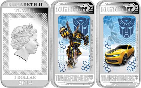 tuvalu 2014 transformers bumble bee 2 faces