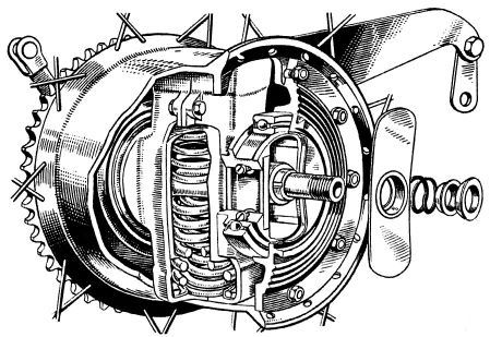 TRiumph moyeu dessin Mot967