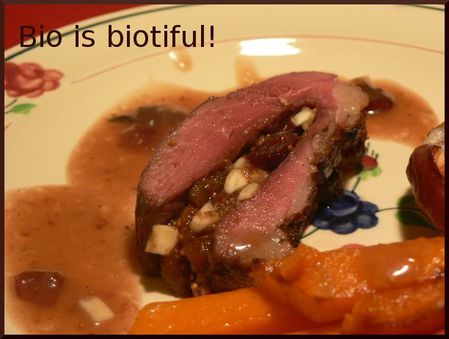 Magret de canard aux fruits secs 3