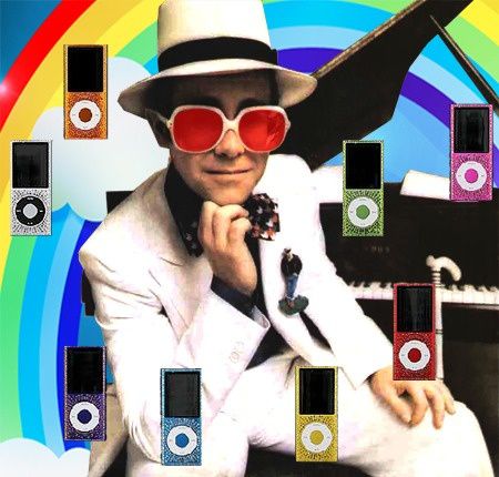 Elton John Swarovski iPod nano