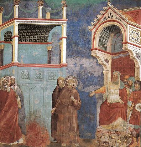 Giotto saint François et le sultan