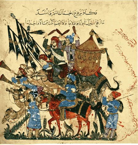 Yahya al-Wasiti baghdad Maqamat 1237 chameaux