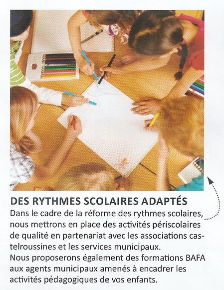 Rythmes scolaires Châteauroux - Gil Avérous