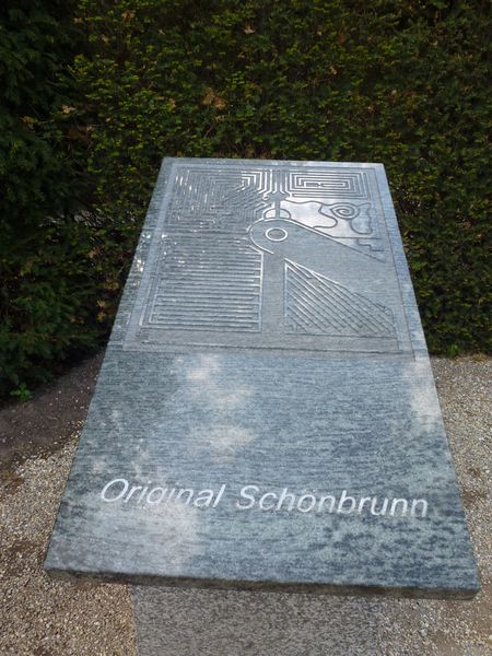 Schônbrunn - plan labyrinthe