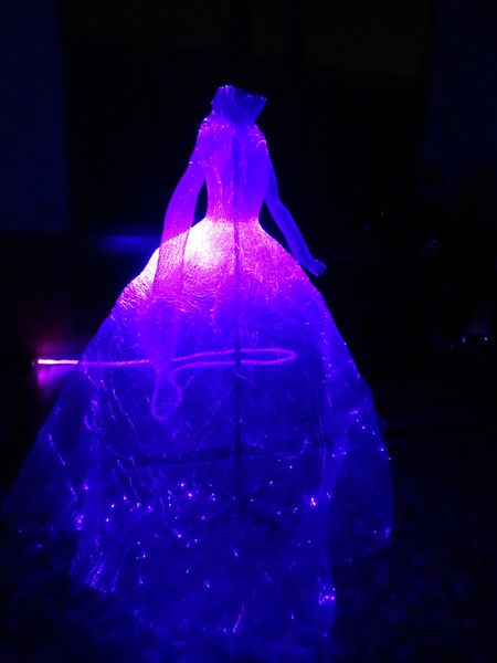 Fête des Lumières 2012 robe lumineuse 2