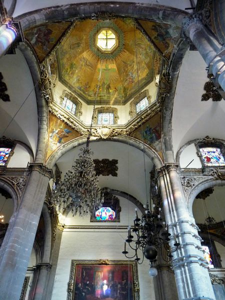 Mexico ND de Guadalupe... Intérieur lustre (2)