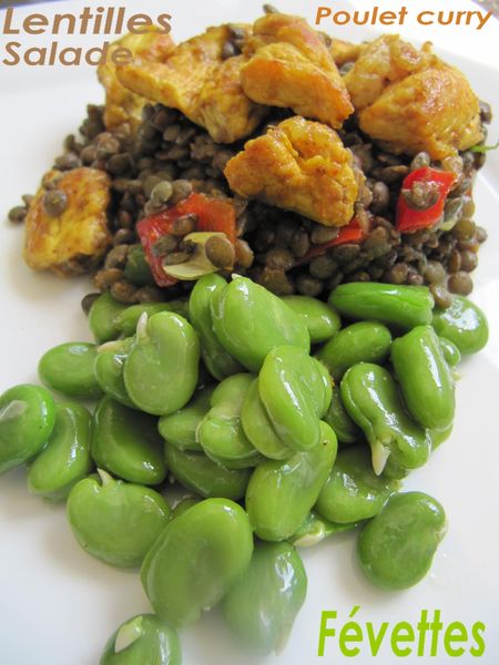salade lentilles