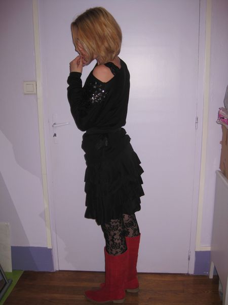 Pull zara sequins épaule (2)