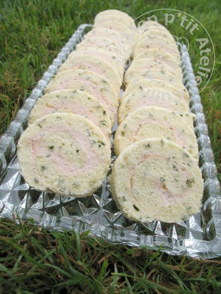 Roulé à la crème de Saumon fumé