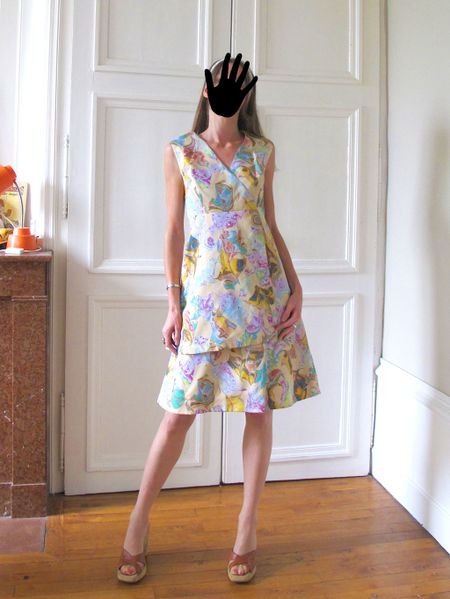 Robe-croisee sans