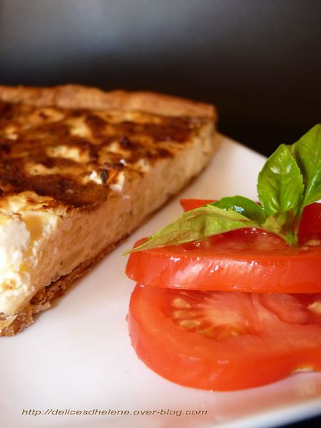 tarte aux pommes de terre et à la feta