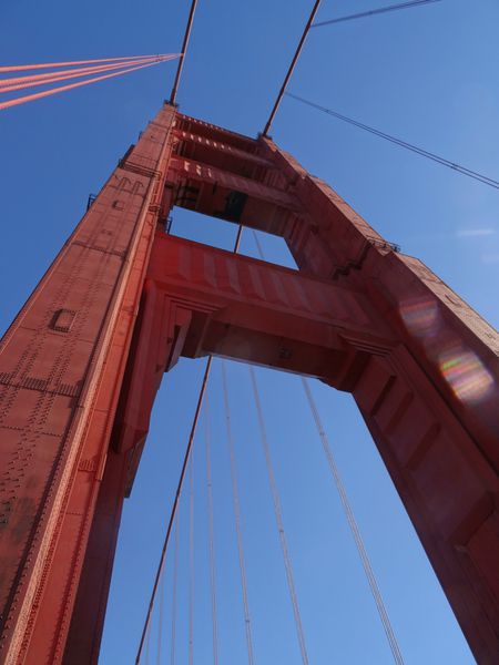 San Francisco Golden Gate Bridge pilier