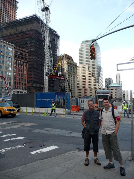 New York Les Mecs à Ground Zero