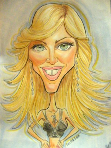 Madonna Caricature by Fyra