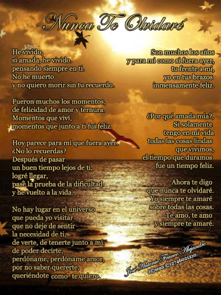 ... te prometo k tratare d no enviarte mas cartas te prometo k te olvidare