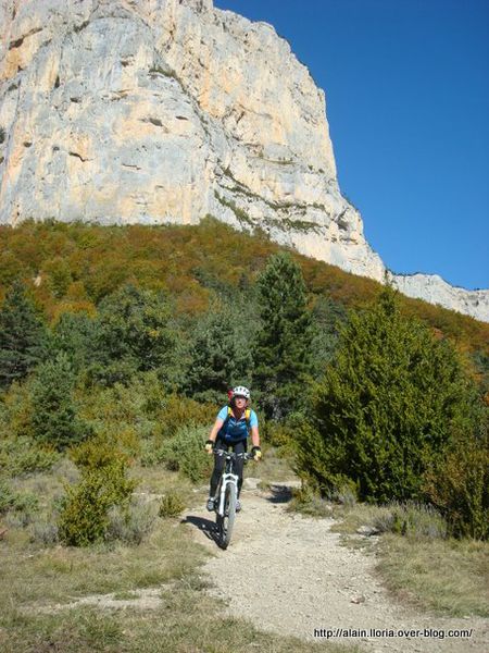 Nadine sur le Sentier de la Découverte