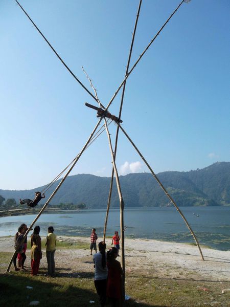 Pokhara Balançoire pour Dasain