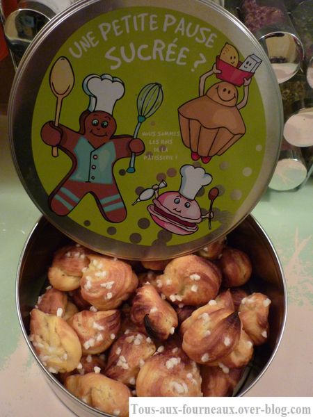 chouquettes en boite