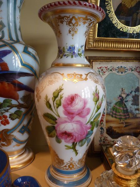 1 vase opaline jean françois robert