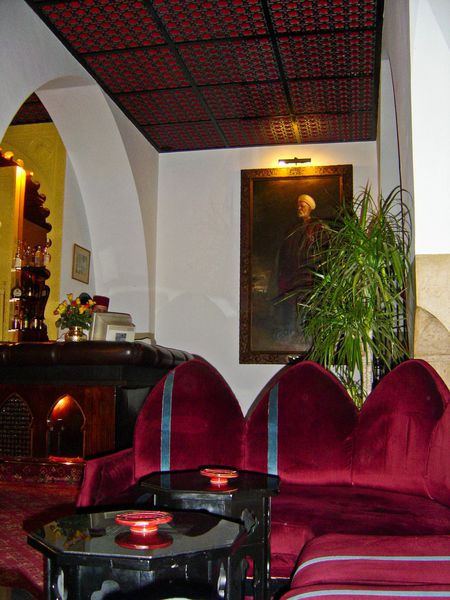 Le bar de l'hôtel El Minzah