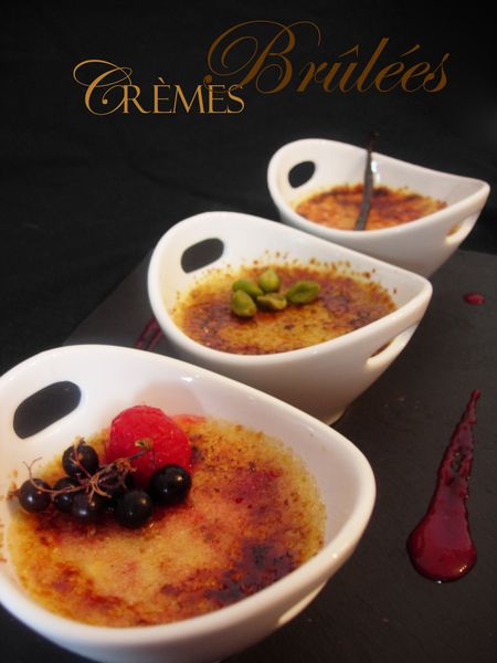 crèmes brulées