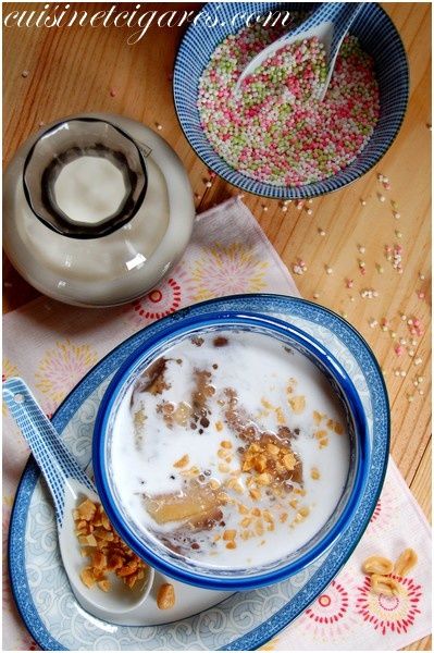Tapioca à la banane et lait de coco Duo 2