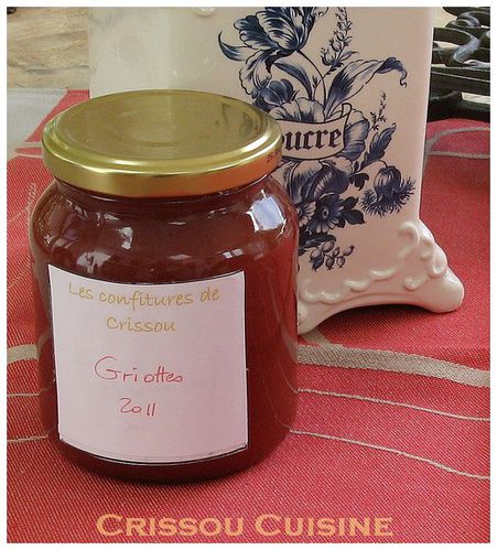 confiture de griottes