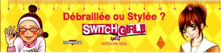 Règle marque-pages Switch Girl