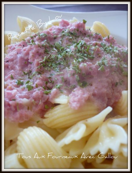 pates sauce rose lou