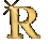 golden-r-letter