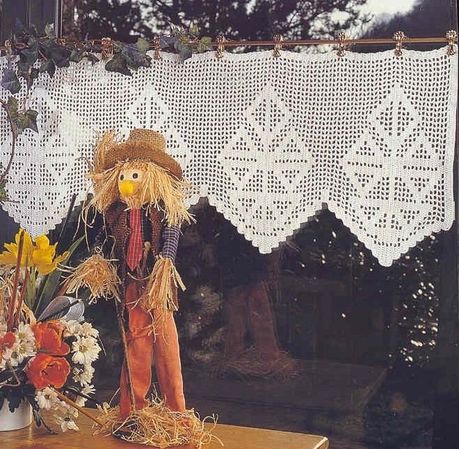 Rideaux et leurs grilles gratuites , au crochet ! le blog de anne Idées rideaux Crochet