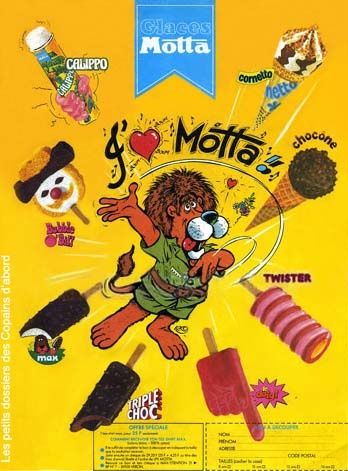 Glace Motta 1986 retravaillée