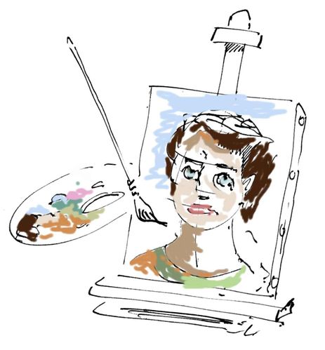chevalet peinture