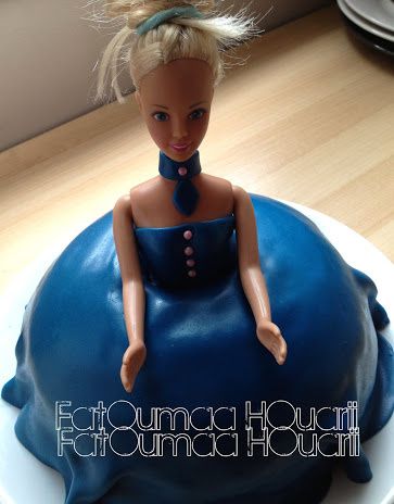 Gâteau Barbie 3D Deco Pâte a sucre. - Les Ðelices Ðe FatØumaa