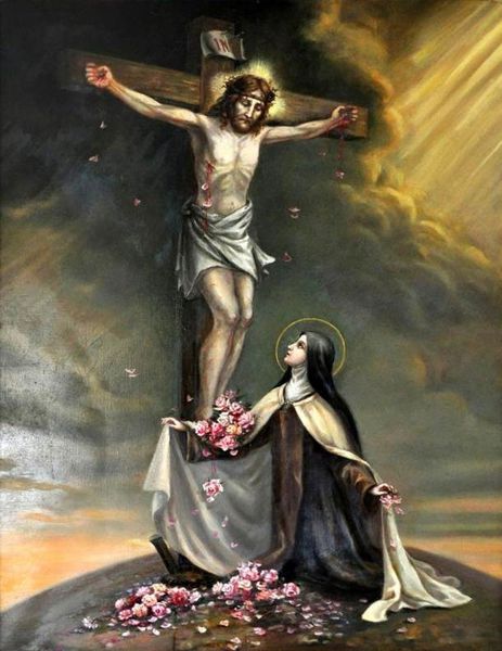 Peinture Sainte Thérèse de Lisieux,parousie.over-blog.fr