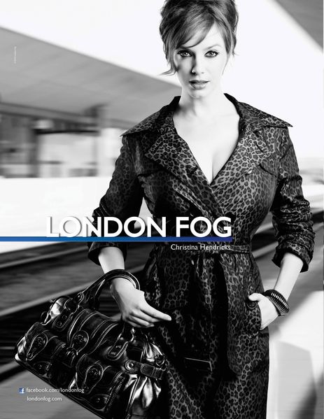 christina hendricks london fog