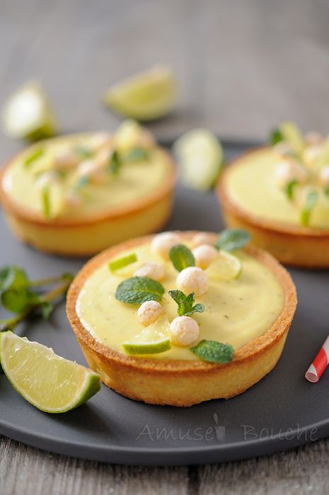 Tartelette au citron caviar et au beaufort