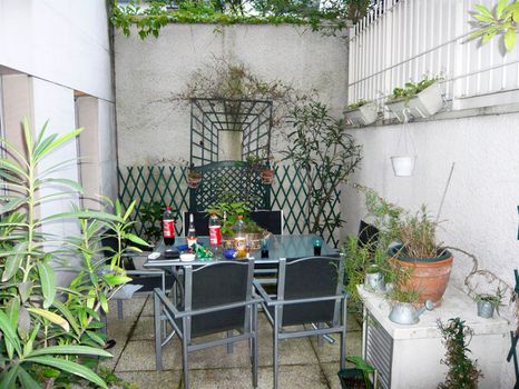Terrasse parisenne à rafraîchir projet Silvère Doumayrou