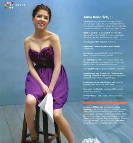 anna kendrick O magazine