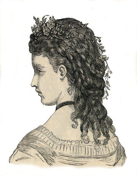 coiffure de bal. COIFFURES (suite)