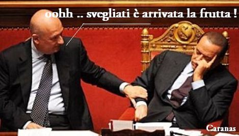 Berlusconi alla frutta
