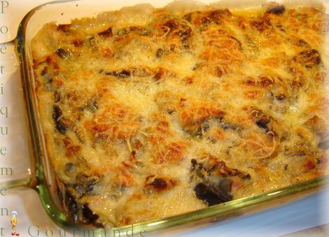 gratin de blettes plat