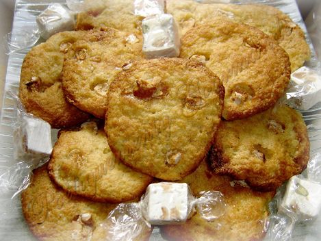 cookies nougat bananes