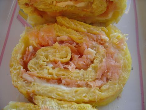 roulé de pdt au saumon