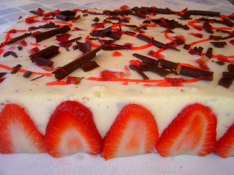 cheesecake façon straccia